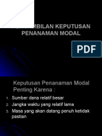 Pengambilan Keputusan Penanaman Modal