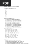 Math 9 - Q1 - M1 - Answer Key