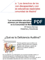 Necesidade Educativas en Los Alumnos Con Discapacidad Auditiva en La Comunidad de Madrid