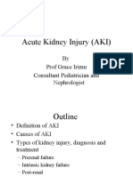 Acute Kidney Injury (AKI) : by Prof Grace Irimu Consultant Pediatrician and Nephrologist