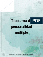 Trastorno de Personalidad Múltiple