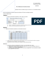 TP2: Références Et Fonctions de Base Objectifs: Exercice 2