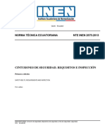 Nte Inen 2675 Cinturones de Seguridad