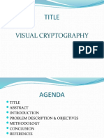 Title: Visual Cryptography