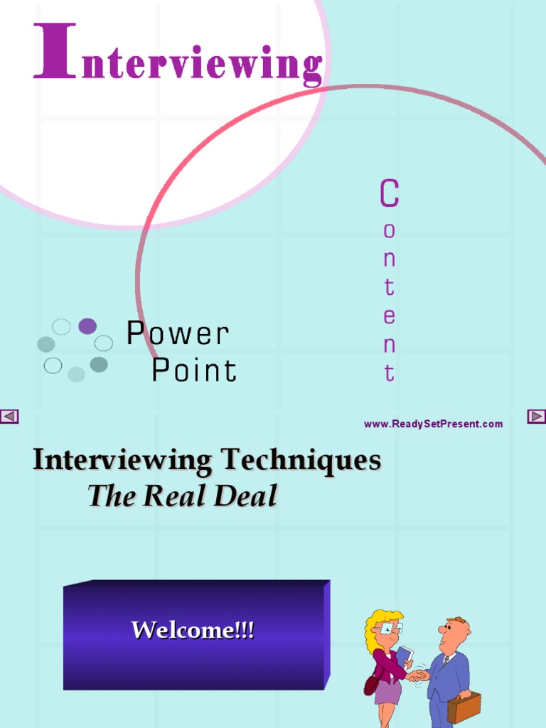 Interview Power Point | PDF | Interview | Microsoft Power Point