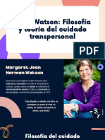 Jean Watson: Filosofía y Teoría Del Cuidado Transpersonal