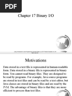 Chapter 17 Binary IO