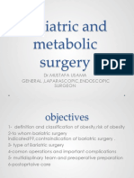 Bariatric and Metabolic Surgery