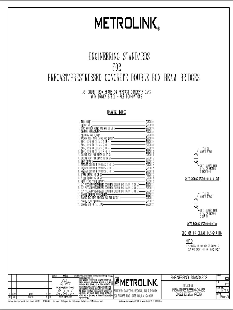 Precast Concrete Double Box Beam Standards | PDF | Precast Concrete ...