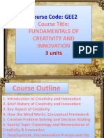 Ppt. 1 Fundamentals of Creativity and Innovation v1 Merged