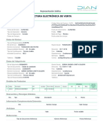 Factura Electrónica de Venta: Representación Gráfica