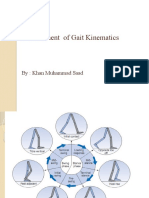 Measurement of Gait Kinematics: By: Khan Muhammad Saad