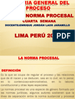 Tema:La Norma Procesal: Lima Perú 2016