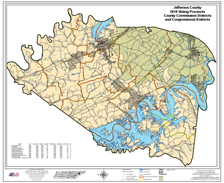 Jefferson County Congressional District Map