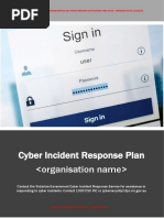 Session1 and For AT1 VicGov Cyber Incident Response Plan Template