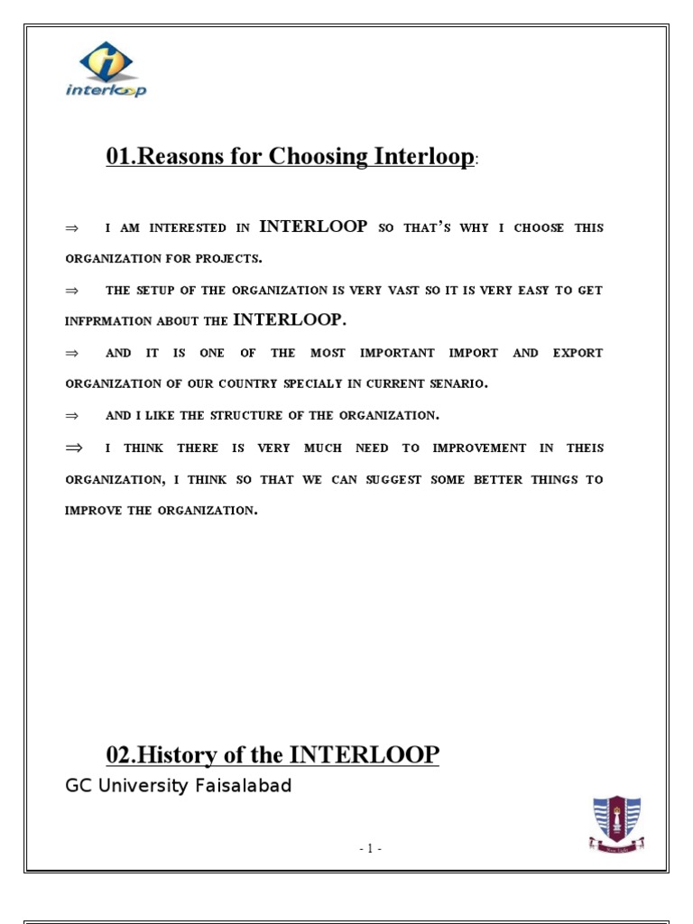 Interloop Careers and Company Overview | PDF | Competition | Employment