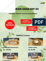 Pencarian Dana Kep Xii: ''Menjual Produk Trappist Rawaseneng''