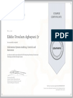 Eddie Ursulum Agbayani JR: Course Certificate