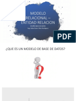 Modelo Entidad Relacion - Relacional