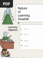 Nature of Learning Disability