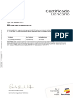 Certificado Bancario Editable