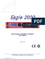 Eagle 2000: Ultra-Compact 2 KW FM R.F. Amplifier