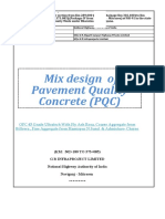 PQC Mix Design