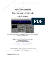 Websdr Maasbree User Manual Version 1.8: Pa0Sim/Pe0Mjx