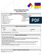 MSDS Aquades