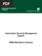 Information Security Management System: Integrated Research Campus