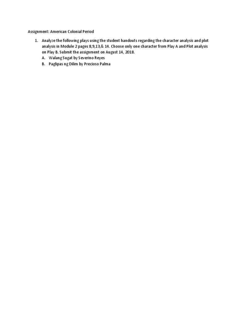 Assignment American Colonial | PDF