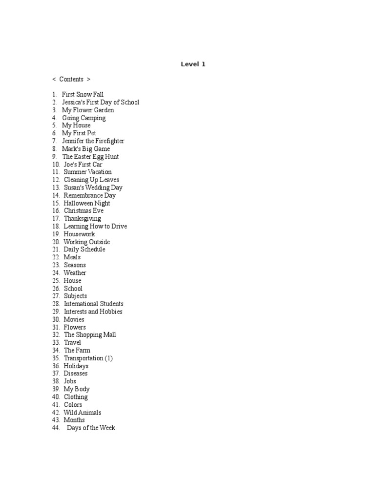 Level 1 | PDF