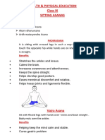 Health & Physical Education Class IX Sitting Asanas: Padmasana