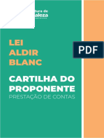 Lei Aldir Blanc - Cartilha 7203 7204