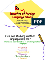 Benefits of Foreign Language Study