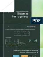 Clase 3 Sistemas Homogéneos y Teorema R - F