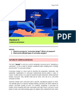 Handout - Educ90 - 4. Curriculum Design