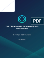 The Open Rights Exchange (Ore) Whitepaper