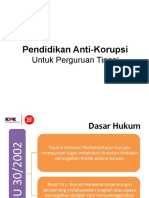 Materi Pendidikan Anti Korupsi