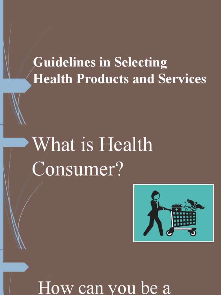1.guidelines in Selecting Health Products and Services PDF