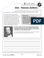 Activity One - Famous Authors: Student Worksheet