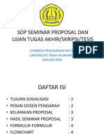 Flowchart Sop Seminar Proposal Ta Skripsi Tesis