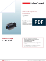 OEM Relative Pressure Transmitter: Type 505