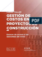 Gestión de Costos en Proyectos de Construcción: Curso Taller