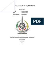 Persepsi Mahasiswa Terhadap RUU KUHP