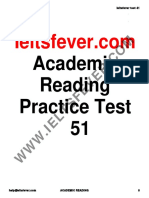 Ieltsfever Academic Reading Practice Test 51 PDF