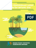 Statistik Penggunaan Lahan Kabupaten Sintang 2016