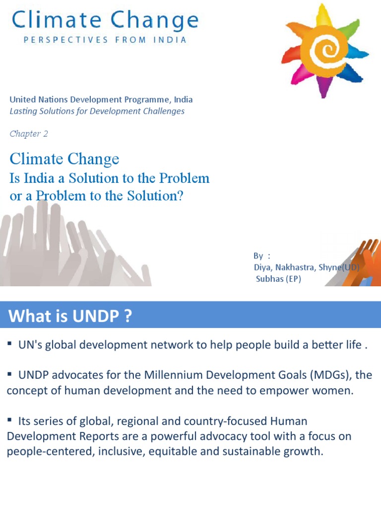 India's Role in Climate Change Solutions | PDF | Climate Change ...