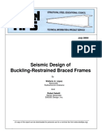 Seismic Design of Buckling Restrained Braced Frames