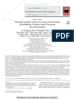 Standards and Best Practice For Acute Normovolemic Hemodilution: Evidence-Based Consensus Recommendations